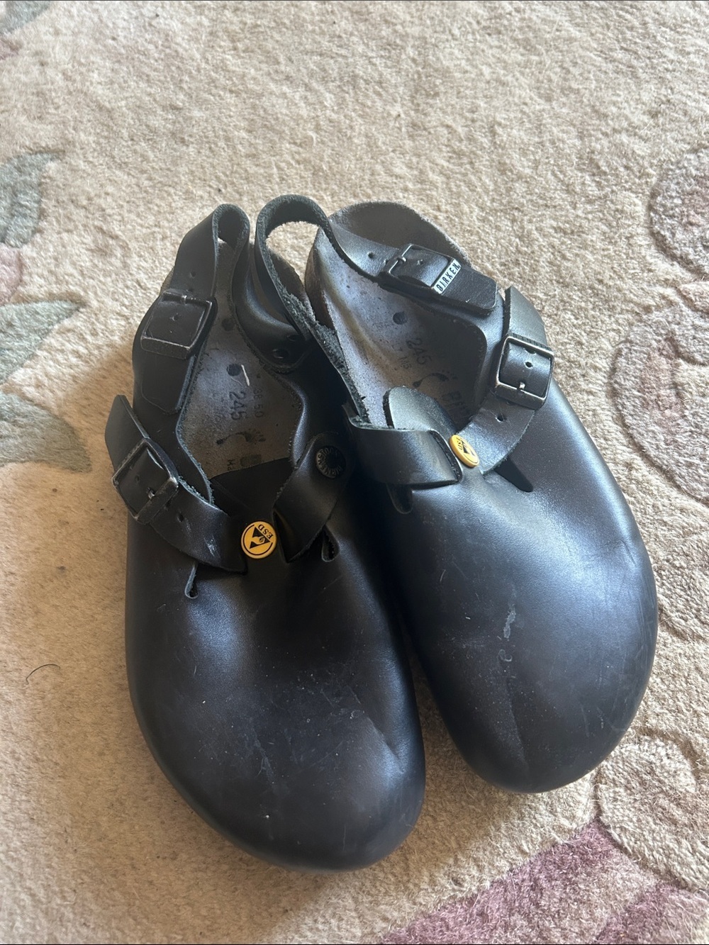 Birkenstock Boston ESD Comfort Sandals, Size 38